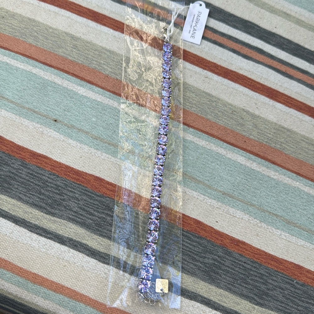 NWT Park Lane mini silver impression with lavender purple in original pkg